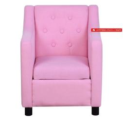 , Linen Fabric Upholstered Storage Armchair For Children Gif