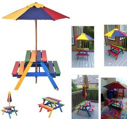 S With Umbrella Folding Garden Furniture Camping New