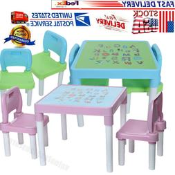 S Set For Toddler Baby Gift Desk Furniture Cartoon Pattern