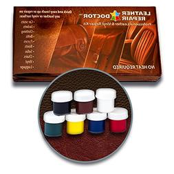 Leather Repair Kit: 7 Color, No-Heat, Fast Drying, Professio