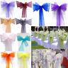 Cover Sash Bow Wedding Party Reception Banquet Decor
