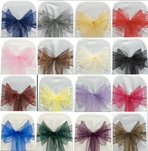 Cover Sashes Bow For Party Events Wedding Banquet Decor