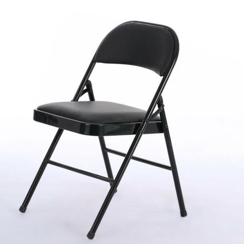 S Fabric Upholstered Padded Seat Metal Frame