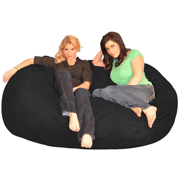 For 2 Adult Memory Foam Xl Huge Soft Living Room Black 6 Ft