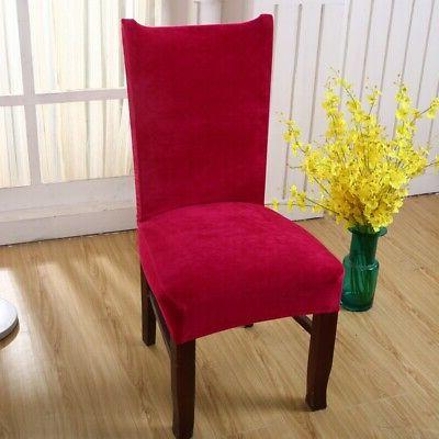 Cover Stretch Elastic Solid Color For Office Seat Dining Roo