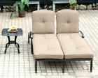 Outdoor Chaise Lounge Elisabeth Patio End Tabel Cast Alumnum