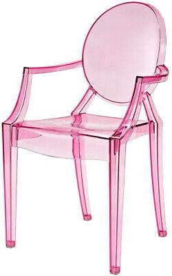 Sturdy Polycarbonate And Stackable, Indoor/outdoor, Pink