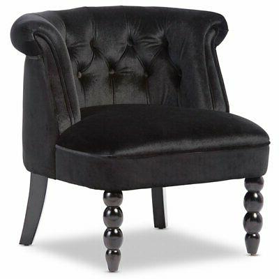 In Black Velvet Fabric