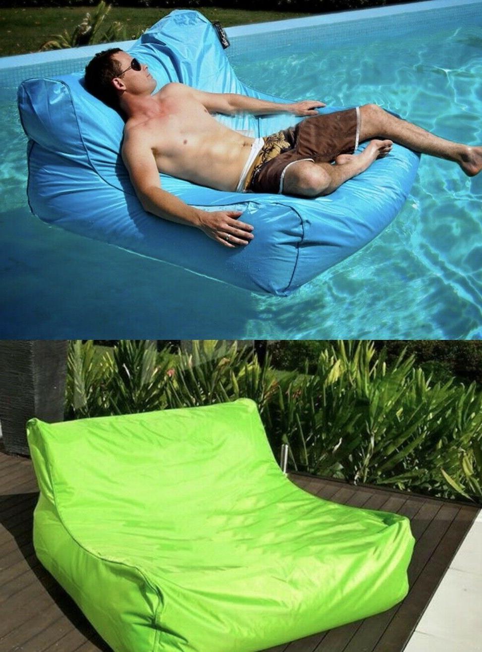 - Bean Bag Pool Water Lake Patio - Zip Cover