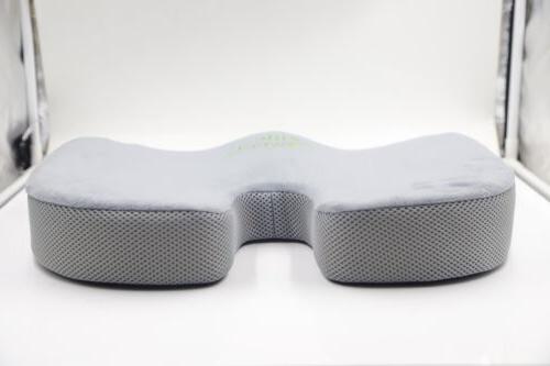 Pain Relief Padded Office Gray U Shape Padding  Seat Cushion