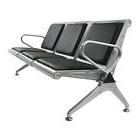 Heavy Duty 3Seat Bench Salon Office Bank Airport Reception W