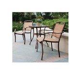 Mainstays Sand Dune 3-Piece Outdoor Bistro Set, Seats 2