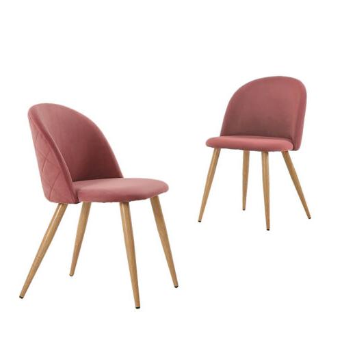S For Living Room Modern Accent Leisure Side Chair Pink