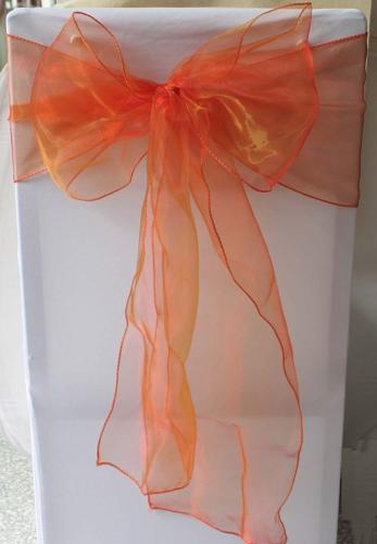 Decorative Organza Sashes Bow Designed -