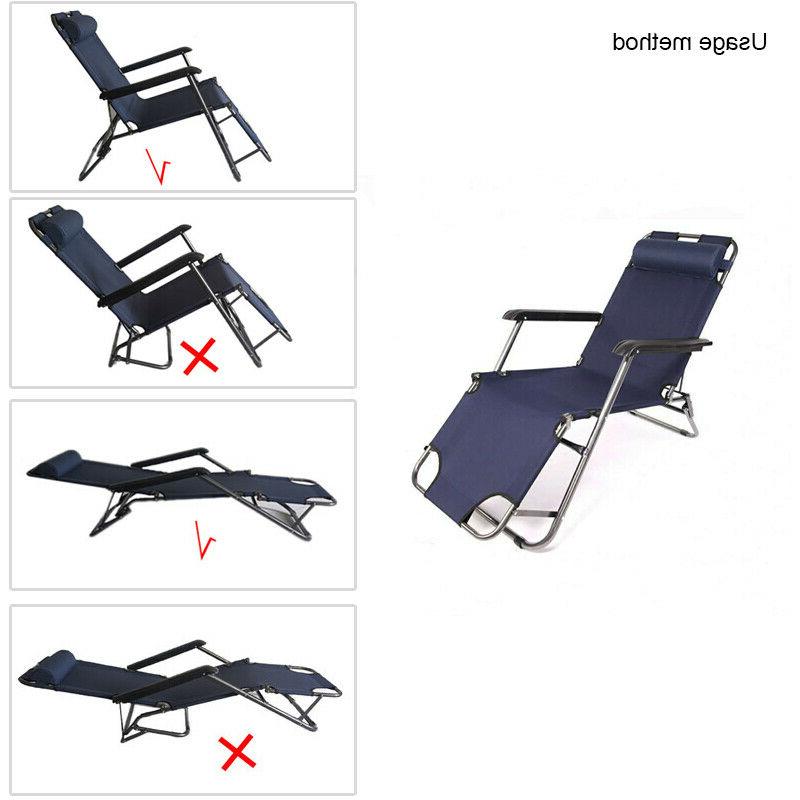 Pool Lawn Lounger Foldable Outdoor