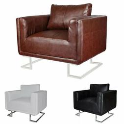 Armchair Upholstery Chrome Feet