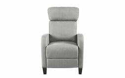 Plush Push Back Recliner Pocket For Control