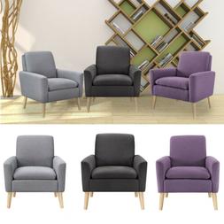 Single Sofa Comfy Upholstered Arm Chair