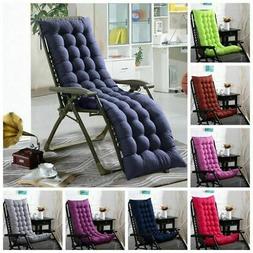 Cushion Tufted Soft Deck Chaise Padding Patio Pool Recliner 