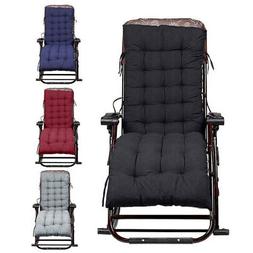 Cushion Tufted Soft Deck Chaise Padding Outdoor Patio Pool R