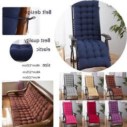 Cushion Tufted Soft Deck Chaise Padding Outdoor Patio Pool R