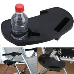 Side Tray Cup Holder Folding For Outdoor Camp Picnic Beach G