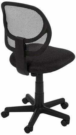 Without Arms Computer Desk Office Executive W Swivel Caster