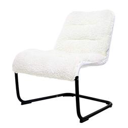 Vanity Accent Lounge Chair Sherpa Soft For Living Room Dorm 