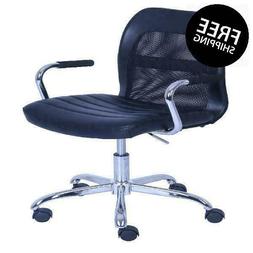 Mainstays Vinyl And Mesh Swivel Task Office Chair, With Arms