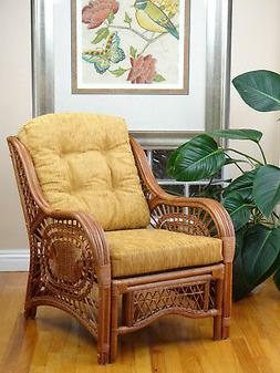 With Thick Light Brown Cushion,handmade Design