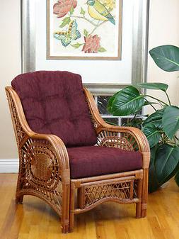 With Thick Dark Brown Cushion,handmade Design