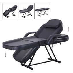Tattoo Chairs Massage Table Folding Facial Bed Beauty Black