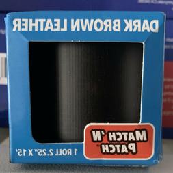 Match 'N Patch Realistic Dark Brown Leather Repair Tape