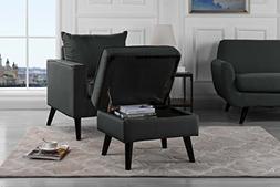 With Footrest/storage Ottoman
