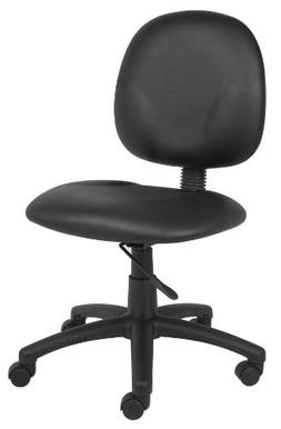 Without Arms - Finish: Black Caressoft, Arms: Not Included