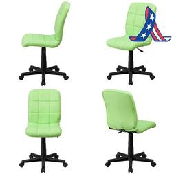 Flash Furniture Mid-Back Green Quilted Vinyl Swivel Task Cha