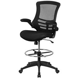 With Adjustable Foot Ring And Flip-up Arms