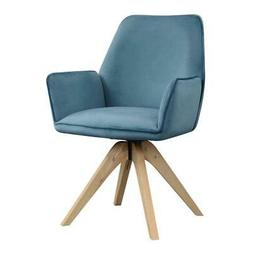 In Blue Linen Fabric