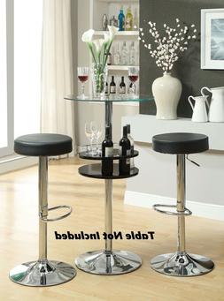 S And Bar Stools 29" Adjustable Height Stool Set Of 2pc