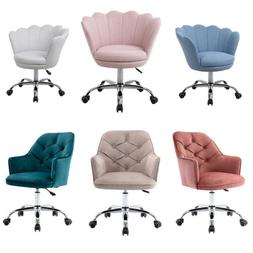 Velvet Swivel Shell Chair Home Office Chair 6 Models