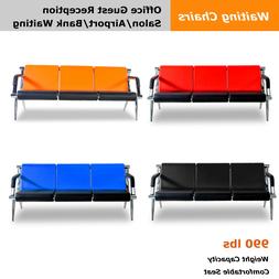 Waiting Room Set Airport Reception Pu Leather Guest Sofa