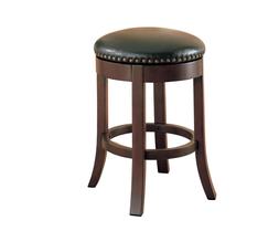 Modern Round 24" Counter Height Stools Set of 6pc Upholstere