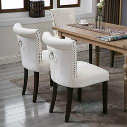 S Armless Room Chair Accent Dutch Velvet White