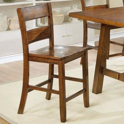 S Armless Curved Back Wood Frame