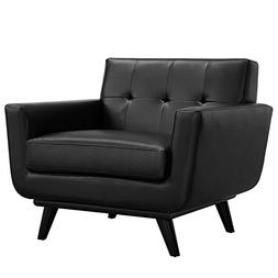 Modway Engage Bonded Leather Armchair, Multiple Colors