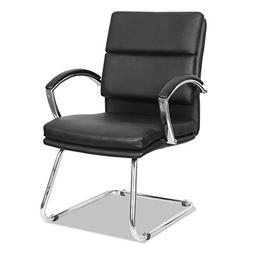 Black Soft Leather  Chrome Frame