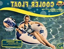 *NEW* Pool Float With Head Rest & Built-In 6 Pack Cooler & C