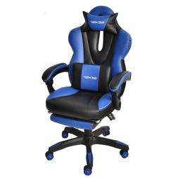 Office Task Pu Leather Seat High Back Swivel Footrest