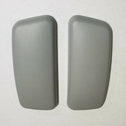 Arm Pad Cap Set Pair &ndash; Gray &ndash; Free Shipping