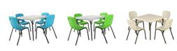  Lifetime Kids Table with 4 Almond Chairs, Free Shipping